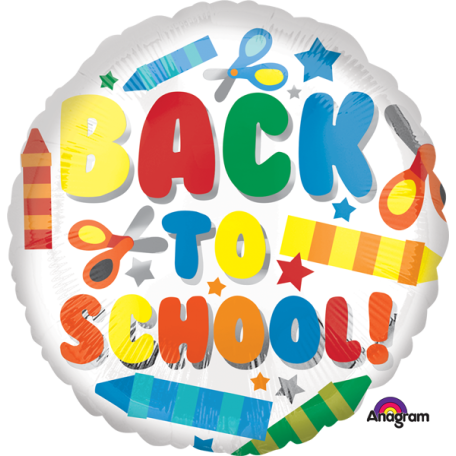 Balloon Foil 18 Inch Back To School