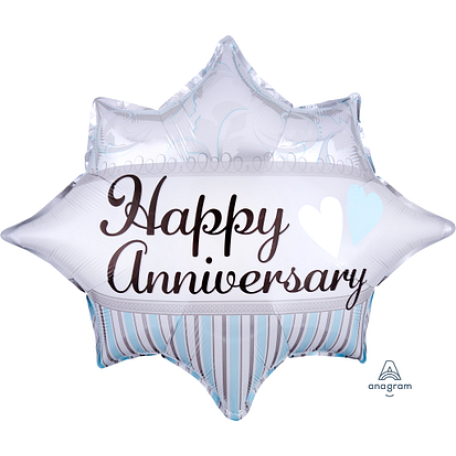 Balloon Foil 18 Inch Happy Anniversary