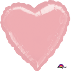 Balloon Foil 19 Inch Heart Metallic Pink