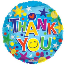 Balloon Foil 18 Inch Thank You Smiley