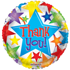 Balloon Foil 18 Inch Thank You Stars