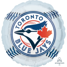 Balloon Foil 18 Inch Baseball Toronto Blue Jays