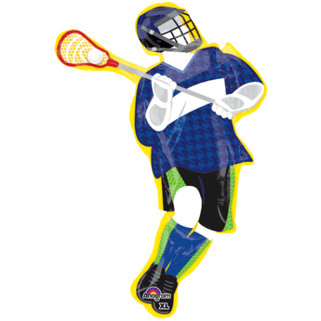 Balloon Foil Super Shape Lacrosse Champion