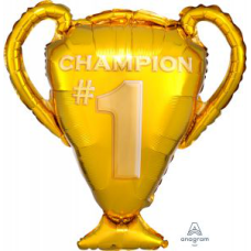 Balloon Foil Super Shape Gold Trophy