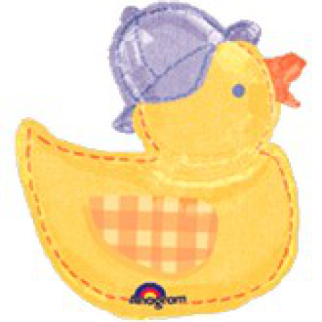 Balloon Foil Super Shape Hugs and Stitches Duck 