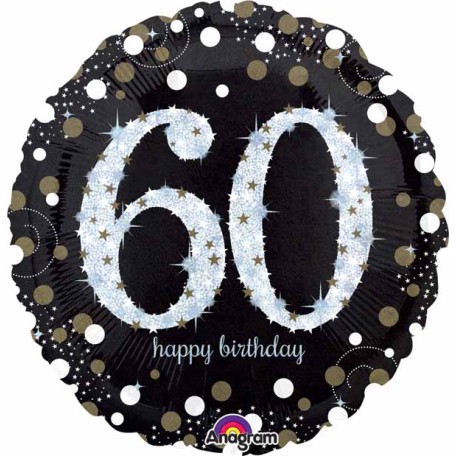 Balloon Foil 18 Inch Happy 60th Birthday