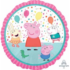 Balloon Foil 18 Inch Peppa Pig and Friends