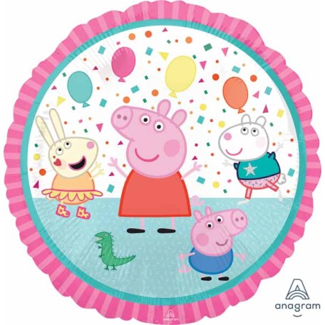 Balloon Foil 18 Inch Peppa Pig and Friends