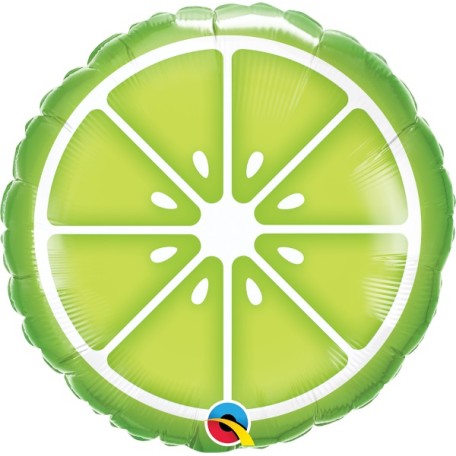 Balloon Foil 18 Inch Sliced Lime