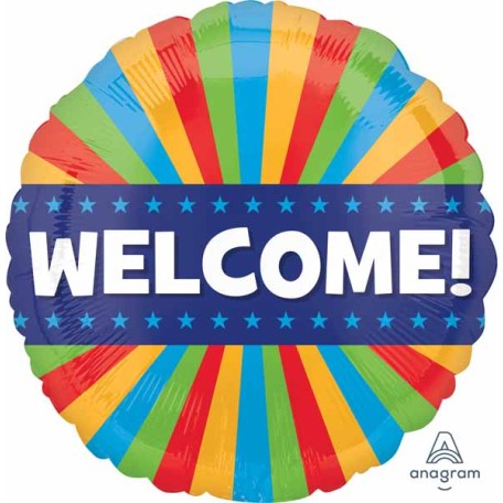 Balloon Foil 18 Inch Welcome Blitz