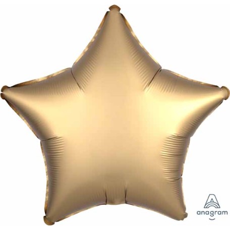 Balloon Foil 19 Inch Star Satin Gold