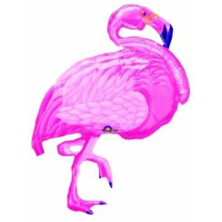 Balloon Foil Super Shape Flamingo