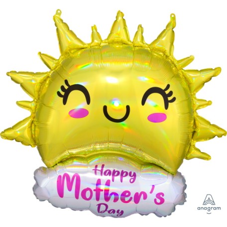 Balloon Foil Super Shape Happy Mother's Day Sun