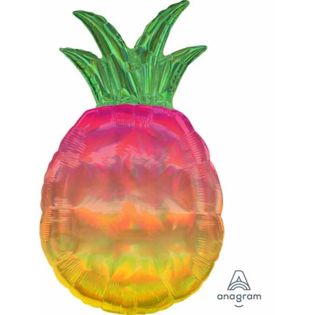 Balloon Foil Super Shape Iridescent Pineapple