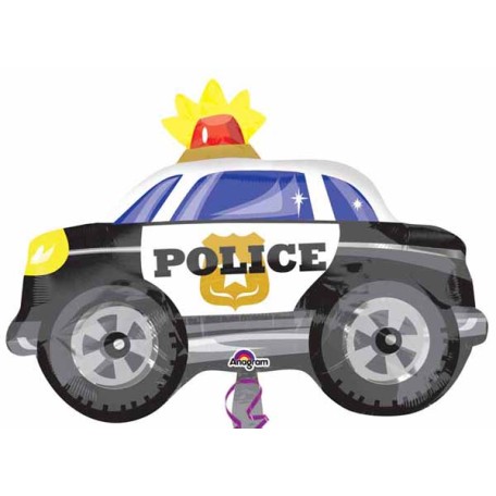 Balloon Foil Super Shape Police Car