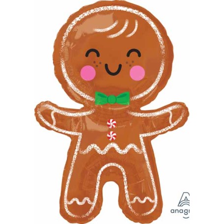 Balloon Foil Super Shape Gingerbread Man