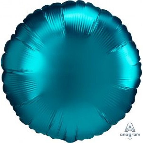 Balloon Foil 19 Inch Circle Luxe Aqua