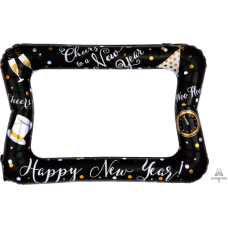 Balloon Foil 18 Inch New Years Selfie Frame