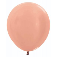 Balloon Latex 11 Inch Fashion Round Rose Gold