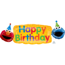 Balloon Foil Super Shape Sesame Street Banner