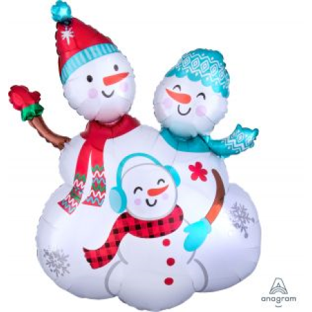 Balloon Foil Super Shape Snow Family