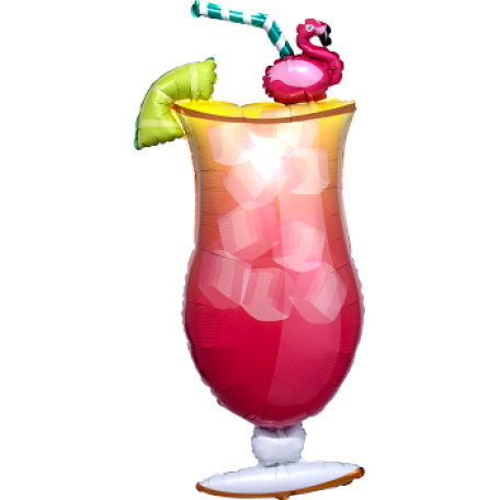 Balloon Foil Super Shape Tropical Drink