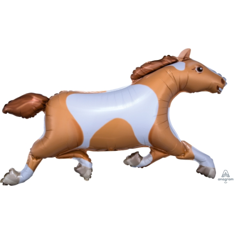 Balloon Foil Super Shape Tan Horse