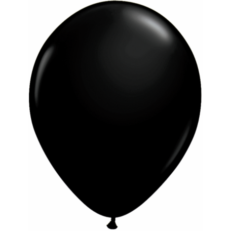 Balloon Latex 11 Inch Fashion Round Black