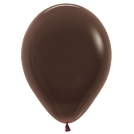 Balloon Latex 11 Inch Fashion Round Chocolate