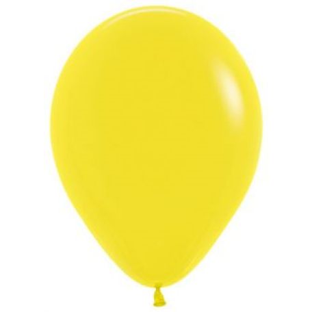 Balloon Latex 11 Inch Fashion Round Yellow