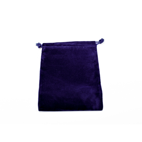 SUEDECLOTH DICE BAG - SMALL ROYAL BLUE