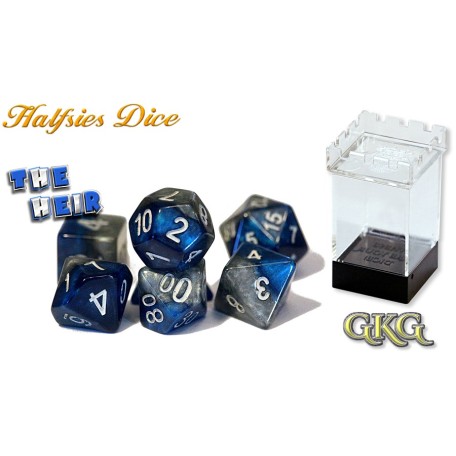 Dice Halfsies - The Heir 7-Die Set Upgraded Case