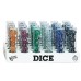 Dice Koplow Glitter Polyhedral 7pc Set Purple