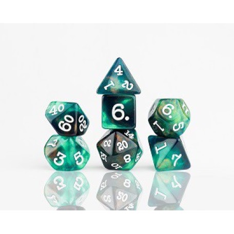 Dice SD Opal Glaze Seamoss 7-Die Set