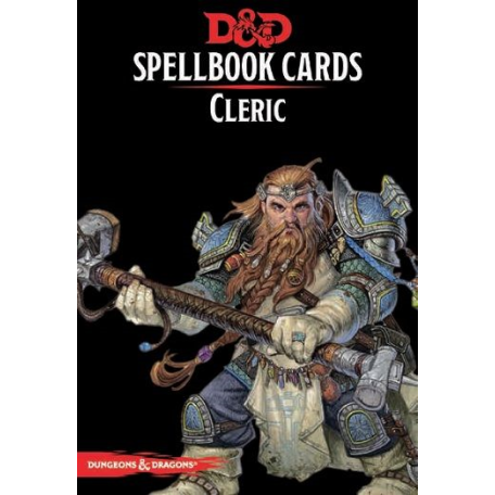 DND Spellbook Cards Cleric 2ND Edition