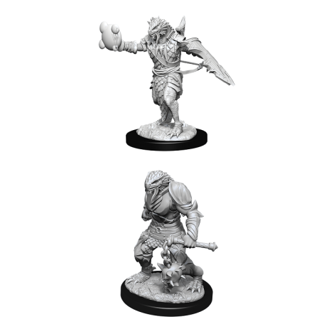 DND Unpainted Minis WV11 Male Dragonborn Paladin