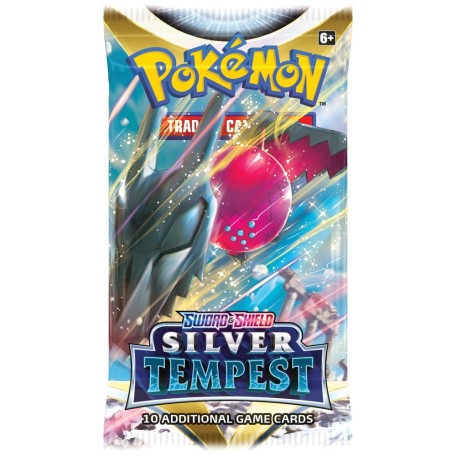 Pokemon Sword & Shield 12 Silver Tempest Booster Packs